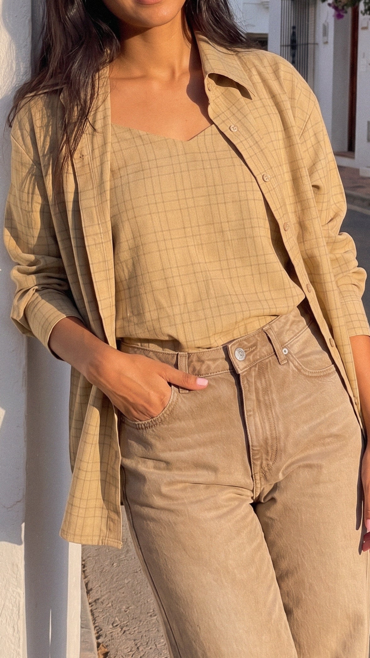 Top&shirt set